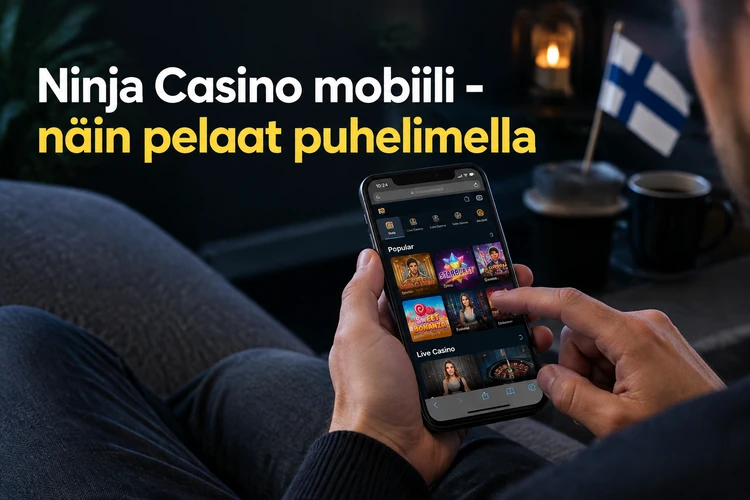 Ninja Casino mobiili - näin pelaat puhelimella