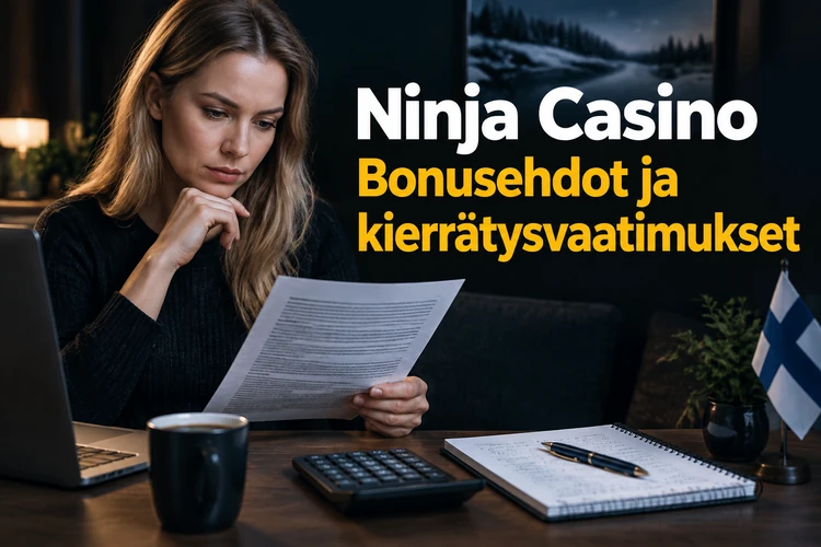 Ninja Casino Welcome Bonus uusille pelaajille